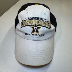 Top of the World Vanderbilt Commodores Hat Cap  NCAA Black White Adjustable